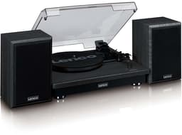 Lenco Platenspeler met Bluetooth - 2 externe Speakers - LS-100BK - Zwart — thumbnail 3