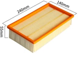2-stuks - Geschikt voor- Hilti VC 20 U- VC 40 U UM (LF 4),geschikt voor -Karcher NT25- NT35- NT45- stofzuigeraccessoires — thumbnail 3
