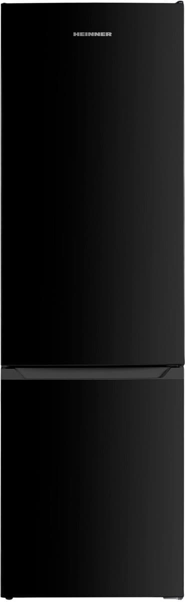 Heinner HC-HM262BKE++ Koel-vriescombinatie – 262 L – Elektronische Temperatuurregeling – LED-verlichting – Omkeerbare Deur – Zwart – 5 Jaar Garantie — afbeelding 1