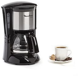 Compact Koffiezetapparaat voor 6 Kopjes – Zwart/Roestvrij Staal — thumbnail 1
