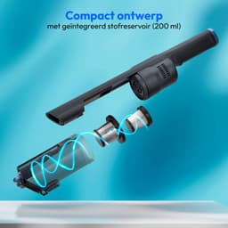 MEDION 2-in-1 handstofzuiger met zuigbuis en vloerborstel (BLDC-motor, HEPA-13 filter, filtering van stof en allergenen, sterke zuigkracht van 20 kPa, accu, laadstation, draadloos), MD11515, grijs — thumbnail 2