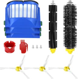 Borstelset geschikt voor Roomba 600-serie - 10-delige accessoirekit (zijborstels, filters, eindborstel, enz.) voor robotstofzuiger — thumbnail 5