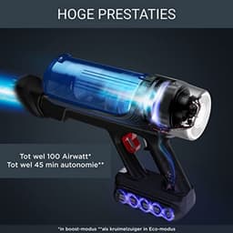 Draadloze Steelstofzuiger met Flexibele Slang en Automatische Zuigkracht Aanpassing — thumbnail 5