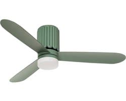 CREATE - Stille plafondventilator 40W Ø132 cm met LED-verlichting - Sage - WIND CALM SCULPT