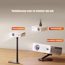 SCH® Mini beamers - Projector - Mini beamer - Wit - 22cm x 17cm x 8cm — thumbnail 2