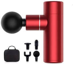 Massagepistool Rood - Massage - Massagegun - reisversie - rood — thumbnail 1
