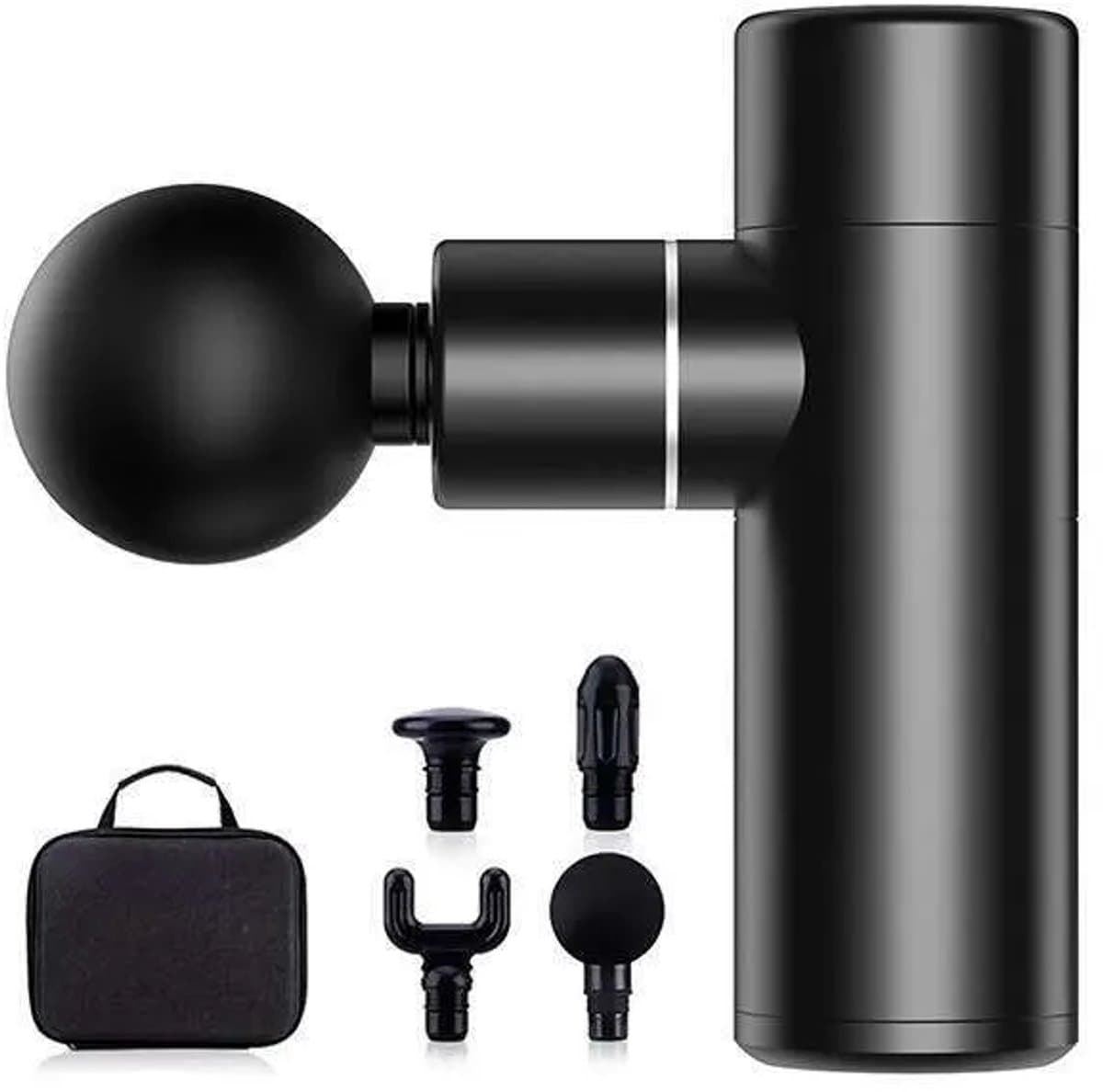 Massagegun zwart - Massage gun mini - reisversie - massagegun zwart — afbeelding 1