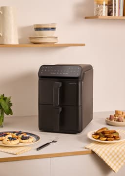 CREATEE - 11,2 L Airfryer met dubbele laag en onafhankelijke bediening, Zwart - AIR FRYER DUAL STACK — thumbnail 5
