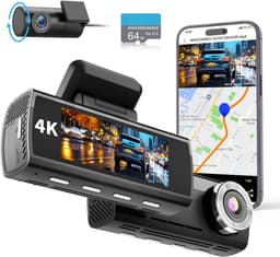 Lexium Dashcam - Daschcams - Auto - Camera - Vooruit - Achteruit - Video - Autobeveiliging - Parkeerbeveiliging - Recording - Dag en Nacht - Schadepreventie — thumbnail 1