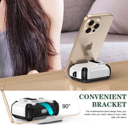Sounix Hoesje geschikt voor Airpods Pro 1 / 2 - Met schoonmaak borstel - Airpods Pro Hoesje - Armor Case met Lock - Legergroen — thumbnail 2