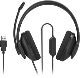 PC-Office-headset HS-USB300 V2, stereo, zwart — thumbnail 5