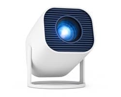 Mini Beamer - Draagbare Projector - 4K Decoder - 720P HD - Smart Projector - WiFi 6 - Bluetooth 5.0 - Home Cinema - Buitenbioscoop - Rotatie 180° - Auto Keystone - Stil Geluid - Compact - HDMI - USB - Voor Smartphone & Laptop