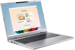 Aspire 14 AI A14-53M-72KA - CoPilot+ PC - Laptop - 14 inch OLED -Core Ultra 7 - 16GB - 512GB SSD - Verlicht toetsenbord - Zilver — thumbnail 3