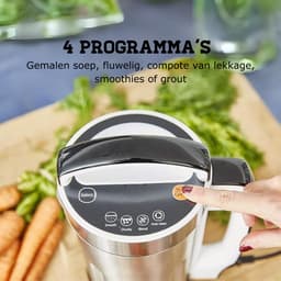 VIN® Soepmaker – Soupmaker Met 4 Programma’s - Soep Maker Met Automatische Geheugenfunctie – Blender Met 1,6 l Roestvrij Stalen Kan - 1150 W — thumbnail 5
