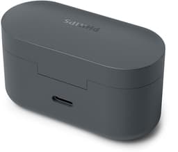 PHILIPS TAT3509 Noise Cancelling True Wireless In-Ear Bluetooth Oortjes - Klein, Natuurlijk geluid, Dynamische bas, Oplaadcase, Heldere gesprekken, Ideaal voor woon-werkverkeer en sporten - Donker grijs — thumbnail 2