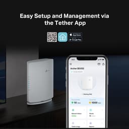 TP-Link Archer BE450 draadloze router Multi-Gigabit Ethernet Dual-band (2.4 GHz / 5 GHz) Wit — thumbnail 3