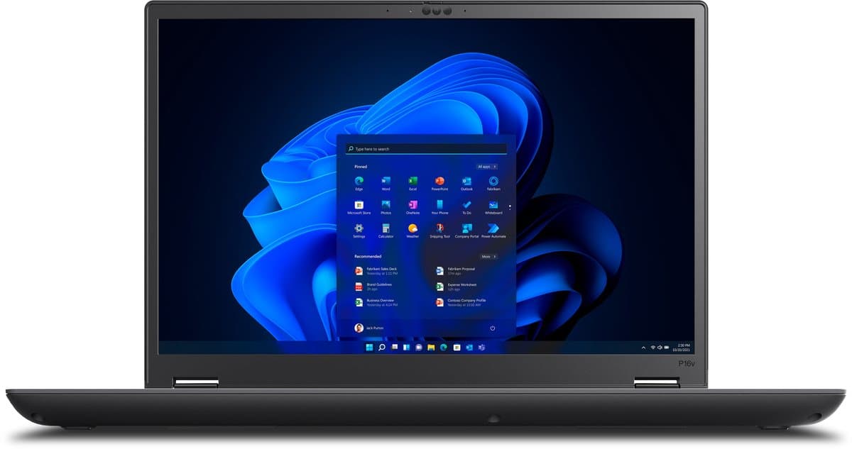 Lenovo ThinkPad P16v Gen 1 | Intel Core i9-13900H vPro | 32GB DDR5-5600 | 1TB SSD M.2 PCIe 4.0x4 Perform NVMe Opal 2.0 | 16" WUXGA (1920x1200) | Windows 11 Pro | Intel Wi-Fi 6E AX211 2x2 AX | Bluetooth 5.1 | NVIDIA RTX 2000 Ada 8GB — afbeelding 1
