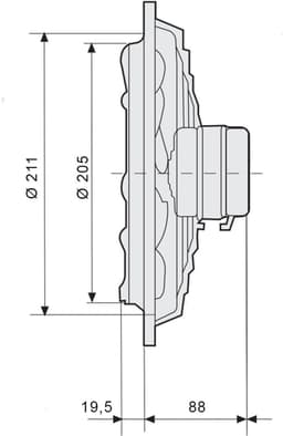 Soler & Palau HXM-200 Muurventilator - 230V AC - 19W - 470 m³/h - 39dB - IP44 - HXM-200 — thumbnail 4