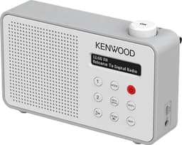 Kenwood CR-M25DAB Draagbare DAB+ radio met automatische veiligheidswaarschuwingsfunctie - Wit — thumbnail 2