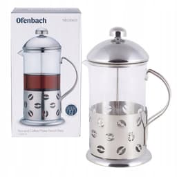 Glazen French Press 1000 ml voor Koffie & Thee - Hittebestendig — thumbnail 1