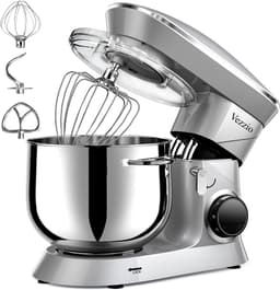 Eten Verwerking Kneedmachine - 1500 W - Verminderde Geluid - 10 Snelheden - 8,5 L RVS Kom — thumbnail 1