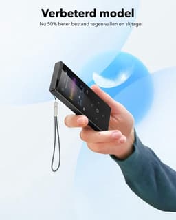 Gadgetplace MP3 speler met Bluetooth 5.2 en 32GB geheugen - Incl. Oordopjes - Met Luidspreker, FM Radio, Spraakrecorder en E-book — thumbnail 4