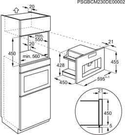 AEG KKK994500M | inbouw koffiemachine | 45 cm — thumbnail 2