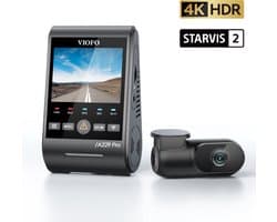 VIOFO A229 Pro 2CH - Dashcam - 4K UHD Voorcamera + 2K Achtercamera - Sony STARVIS 2 Nachtzicht - GPS - WiFi - HDR - Parkeermodus - Dual Camera Auto Recorder