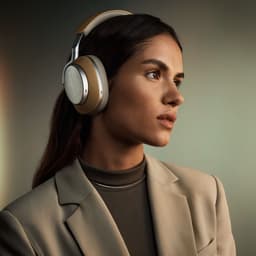 Bowers & Wilkins Px8 Flagship Draadloze Over-Ear Noise Cancelling Koptelefoon, Bluetooth 5.0, Snelladen, 30u Hi-Res Audio, Ingebouwde Microfoon - Licht Bruin — thumbnail 3