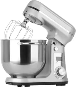 Keukenmixer - Keukenmachine - Keukenmixer met Mengkom - Keukenmixers - Deegmachine - Kneedmachine - Zilver — thumbnail 1