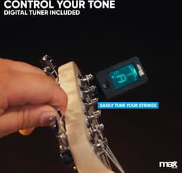 Max GigKit Elektrische gitaar 4/4 - Met 40 Watt versterker en accessoires - Donker blauw — thumbnail 5