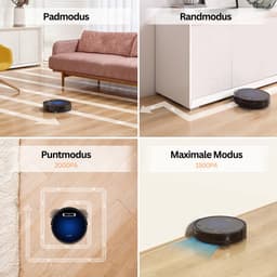 Majesticmania Robotstofzuiger - ILIFE B5 Max - Appbediening - Robotstofzuiger Met Laadstation - 2000Pa - Dun - 76mm - Robotstofzuiger Met Dweilfunctie - Vacuümzuiger - 120 minuten - G Slam- Navigatiesysteem - Zwart — thumbnail 4