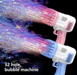 Bazooka Bellenblaas - Bellenblaas pistool - Elektrisch Bellenblaas pistool - Bellenblaas - Speelgoed - Roze Bellenblaas bazooka - Bellenblazer - Bubble Gun — thumbnail 4