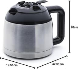 ApexArte® Koffiezetapparaat met Thermoskan - Koffiemachines - Wit — thumbnail 3