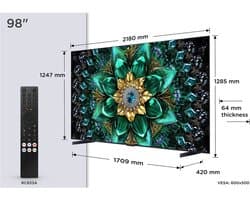 TCL 98Q6C - 98 inch - 4K QD-MiniLED - 2025 - Smart TV