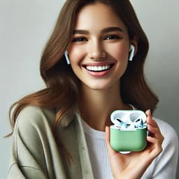 Studio Air® Airpods Hoesje Pro 2 Siliconen Case - Licht Groen - Soepel Airpod Hoesje voor Airpods Pro 2 (2022) — thumbnail 2