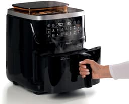Ariete 4636/00 - XXXL Airfryer - Stoomoven vrijstaand (7 liter) - Grote heteluchtfriteuse met stoomfunctie - 10 kookprogramma's - Opwarmfunctie - 4 tot 6 personen - Kijkvenster met licht - Digitaal kookboek — thumbnail 5