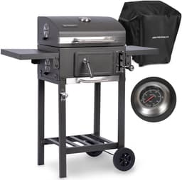 Houtskool Grill met Hoes Berdsen BD-892 Zwart — thumbnail 1