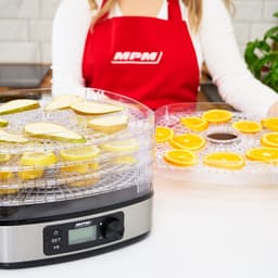 MPM Voedseldroger 5 Niveaus met Temperatuurregeling - LCD-Display met Timer - 380W — thumbnail 5