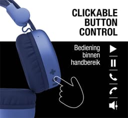 FRESH 'N REBEL Code Core On-ear Draadloze hoofdtelefoon True Blue — thumbnail 2