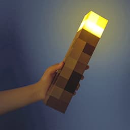 Minecraft Lamp - Minecraft Torch - Minecraft Light - Minecraft Nachtlampje - 28cm - LED - USB oplaadbaar — thumbnail 3