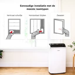 Bosch Cool 4000 - Mobiele Airco - 3-in-1: Airco, Ontvochtiger, Ventilator - 2,6 kW, 35m² — thumbnail 5