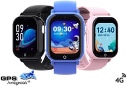 GPSHorlogeKids© - smartwatch kinderen - GPS horloge kind – kleinste model 2025 – kinder smartwatch - 4G videobellen - spatwaterdicht - SOS alarm - incl. SIM - PAX Roze — thumbnail 2