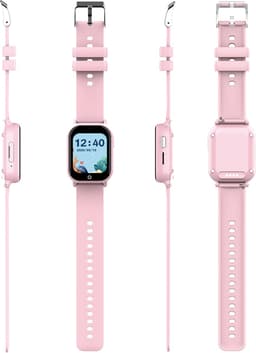 GPSHorlogeKids© - smartwatch kinderen - GPS horloge kind – kleinste model 2025 – kinder smartwatch - 4G videobellen - spatwaterdicht - SOS alarm - incl. SIM - PAX Roze — thumbnail 3