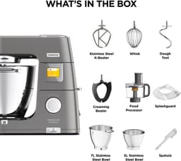 Kenwood KWL90.244SI keukenmachine 1400 W 7 l Grijs, Roestvrijstaal — thumbnail 2