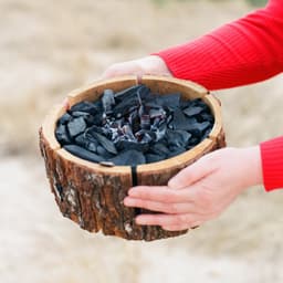 5 Stuks BBQ aansteker - Firestarter maat XL 24x24cm - Ecologische wegwerp barbecue / Milieuvriendelijke wegwerp bbq - eenmalig gebruik — thumbnail 5