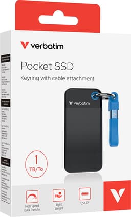 Verbatim – 32191 – Pocket SSD – 1TB – USB-C 3.2 Gen 2 — thumbnail 5