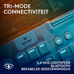 Logitech G915 X Lightspeed - Draadloos Gaming Toetsenbord - Tactile - Qwerty - Wit — thumbnail 5