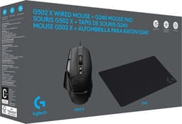 Logitech G G502 X gaming muis tot 25600 DPI + G240 muismat voordeelpakket — thumbnail 2