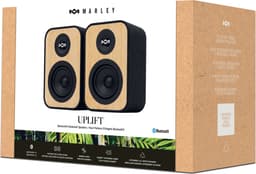 House of Marley Uplift Bluetooth Boekenplank Speakers - Hifi speakers - Stereo Set - Home Audio - Gemaakt van Duurzame Materialen - 16 Watt - Zwart — thumbnail 5